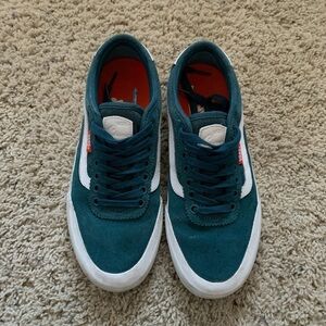 Teal and White Sneakers